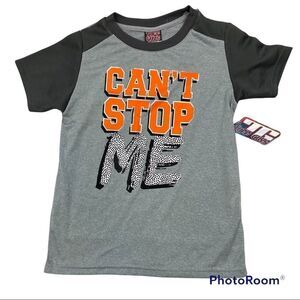 Brand new with Tags Tuff Guys Brand Graphic T-Shirt Can’t  Sop Me‎ Size 8/10